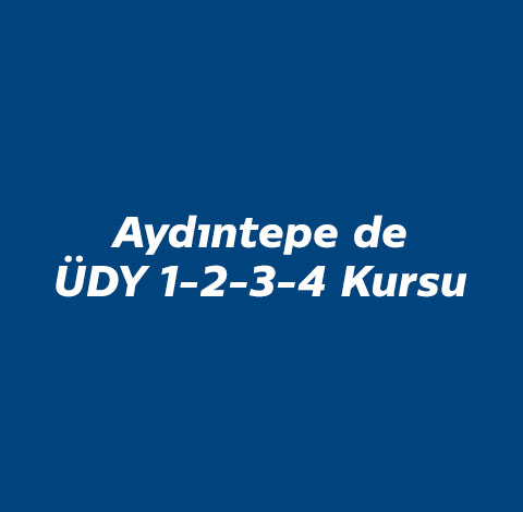 Aydıntepe ÜDY Belgesi