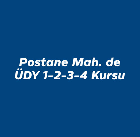 Postane Mahallesi ÜDY Belgesi